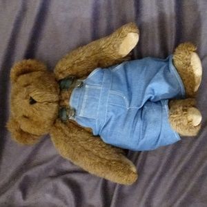 Vermont Teddy Bear in Overalls